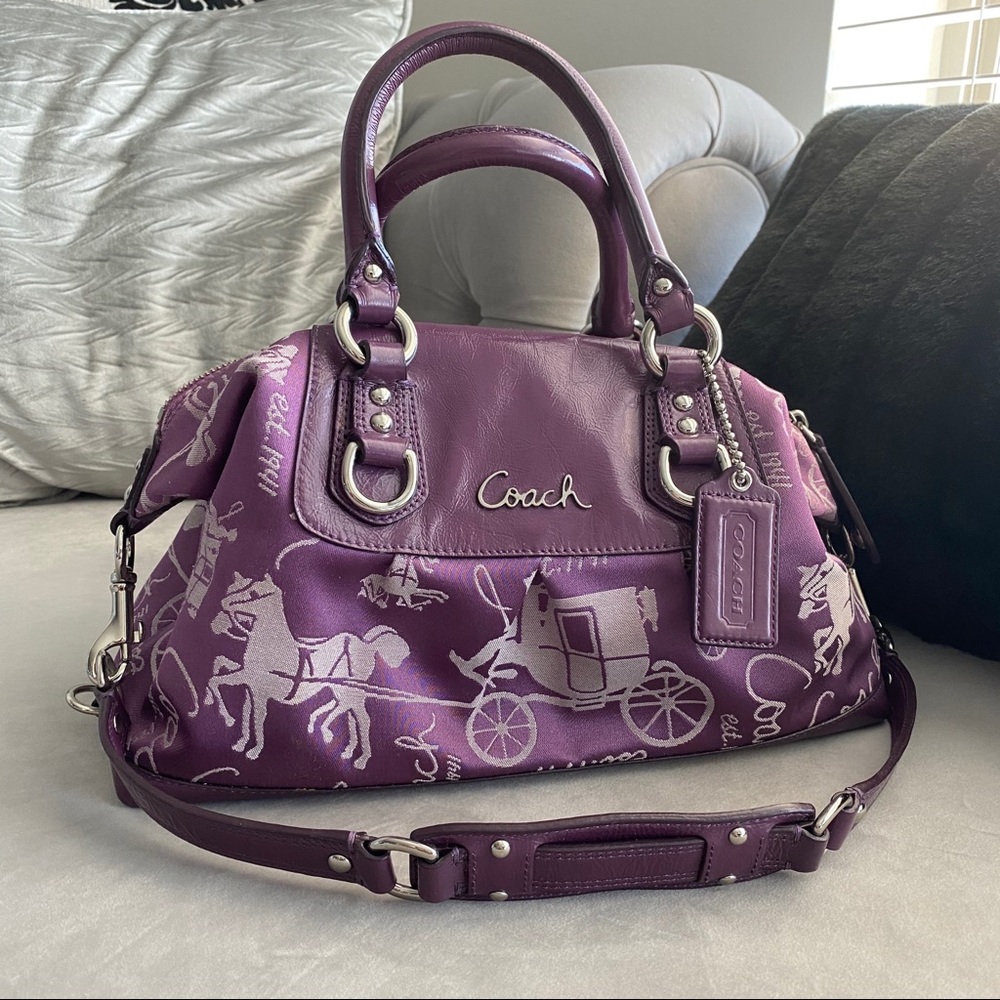Coach Ashley Horse ans Carriage handbag